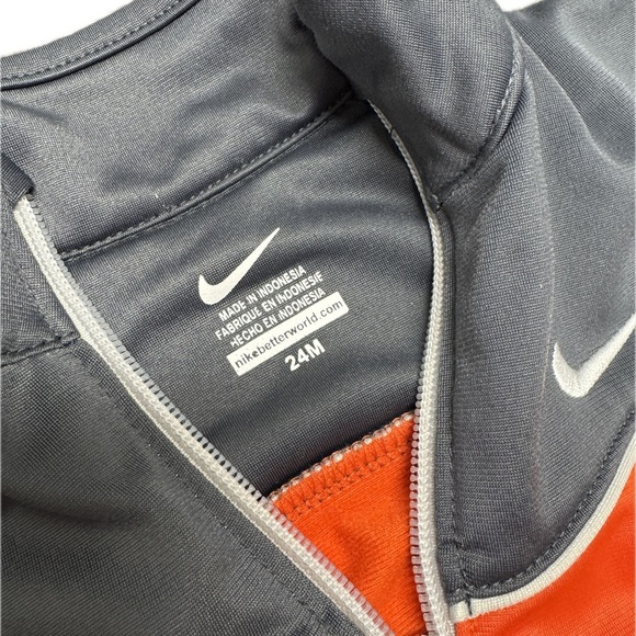 Nike Colorblock Track Jacket | Size 24M 🧡⚪️⚫️ - Picture 2 of 8